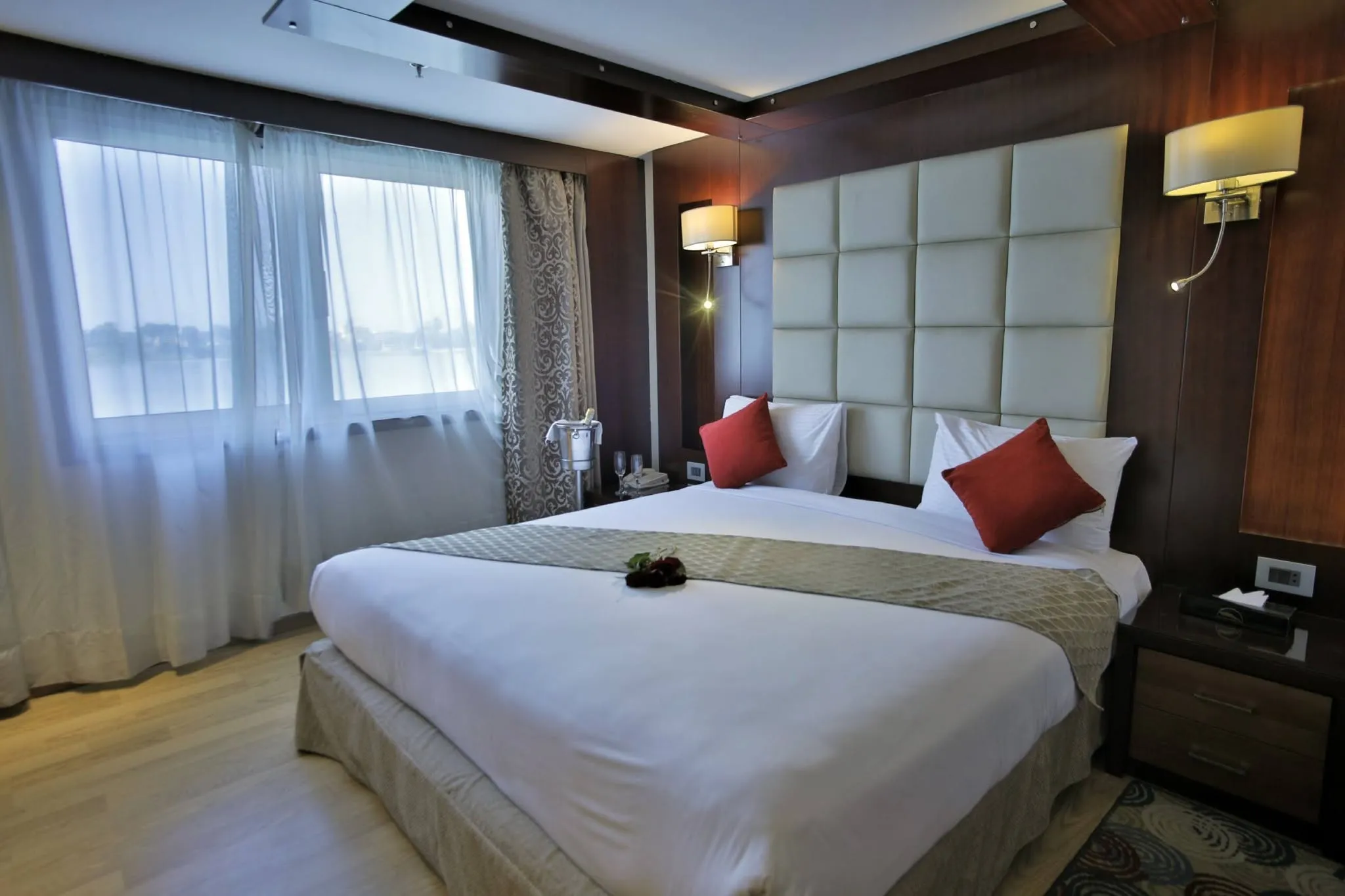 Cabin aboard the Blue Shadow I Nile Cruise Nile cruise